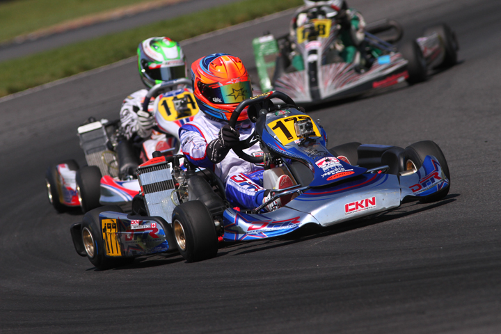 Devlin DeFrancesco at the Canadian Karting Championship (2012)